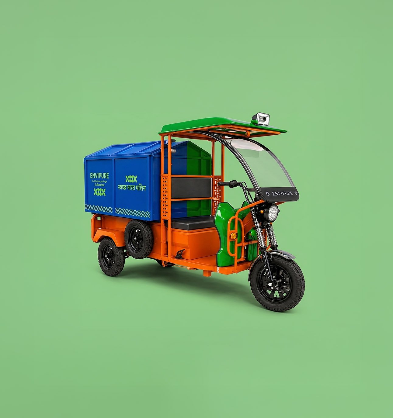 E-Rickshaw garbage loader