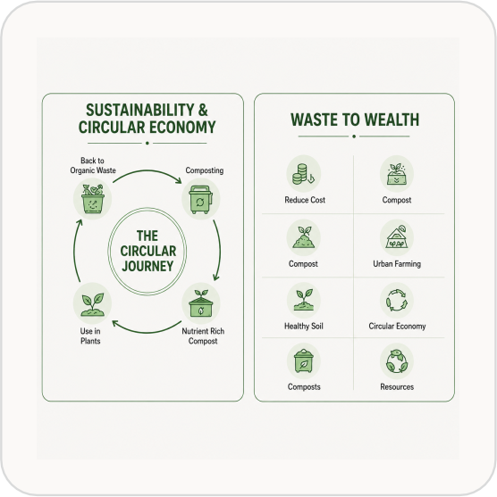 Organic waste management benefits